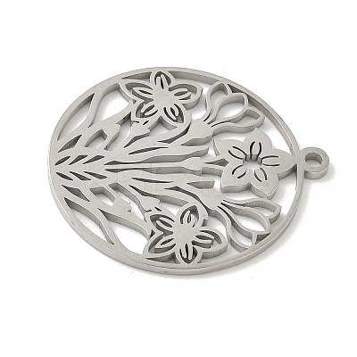 304 Stainless Steel Pendants STAS-V016-14P-1