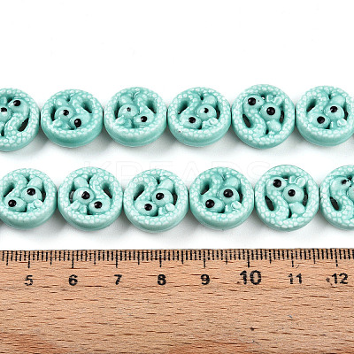 Handmade Porcelain Bead Strands PORC-N011-01B-1