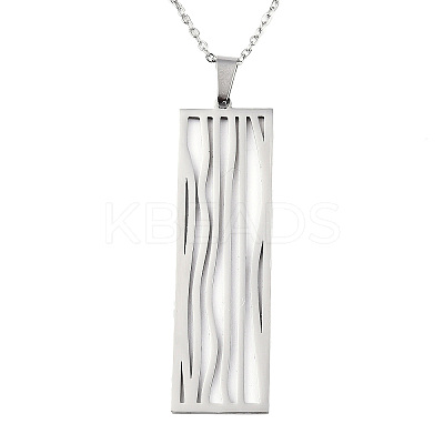 Non-Tarnish 201 Stainless Steel Pendant Necklaces LS-NJEW-S105-JN613-45-1-1