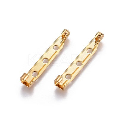 304 Stainless Steel Brooch Findings X-STAS-L221-01A-1