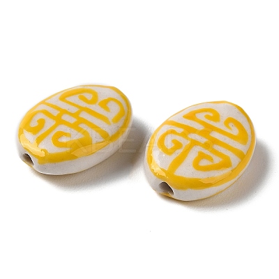 Handmade Porcelain Beads PORC-G011-01A-1