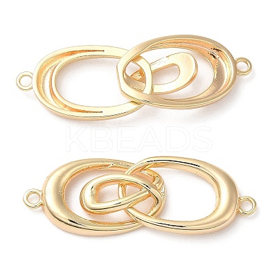 Brass Connector Charms KK-C028-22G-1