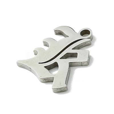 Non-Tarnish 201 Stainless Steel Pendants STAS-B055-01P-K-1