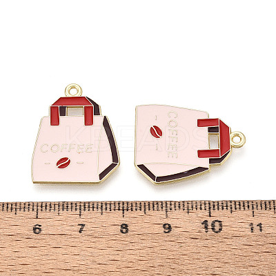 Alloy Enamel Pendants PALLOY-T093-18G-1