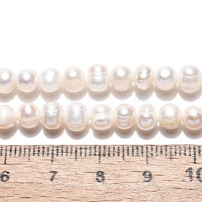 Natural Cultured Freshwater Pearl Beads Strands PEAR-N026-02-1