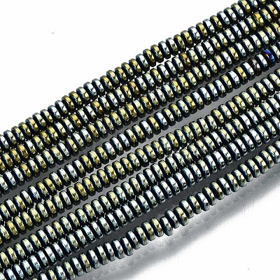 Electroplate Non-magnetic Synthetic Hematite Beads Strands G-T114-58-03-1