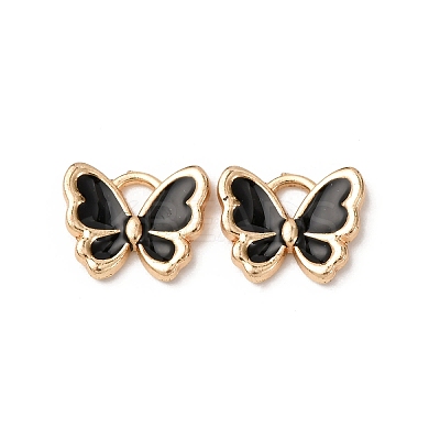 Light Gold Plated Alloy Charms LS-ENAM-L029-06B-1