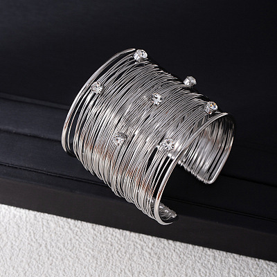 Iron Wired Cuff Bangles WGFA891-02-1