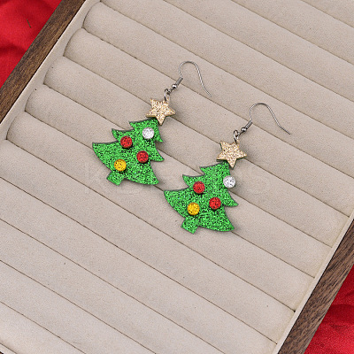 Christmas Acrylic Dangle Earrings FS-WGDBFB5-03-1