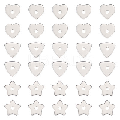 150Pcs 3 Style 304 Stainless Steel Beads STAS-UN0047-39-1