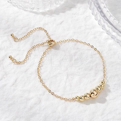 Brass Cable Chains Slider Bracelets BJEW-JB12813-02-1