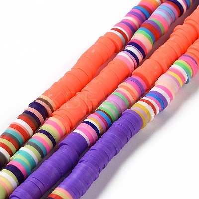 Handmade Polymer Clay Bead Strands CLAY-C003-04I-1