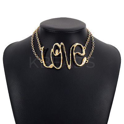 Punk Style Alloy Choker Necklaces for Women WGA180C-05-1