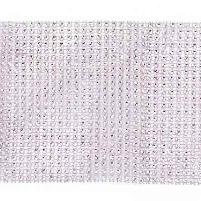 24 Rows Plastic Diamond Mesh Wrap Roll DIY-L049-05T-1