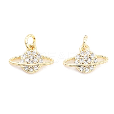 Brass with Cubic Zirconia Pendants KK-P271-31G-1