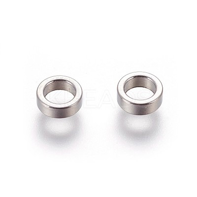 Non-Tarnish 304 Stainless Steel Spacer Beads X-STAS-P232-01P-1