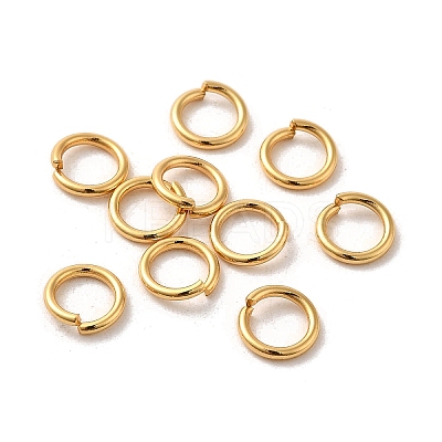 304 Stainless Steel Open Jump Rings X-STAS-G096-03G-1