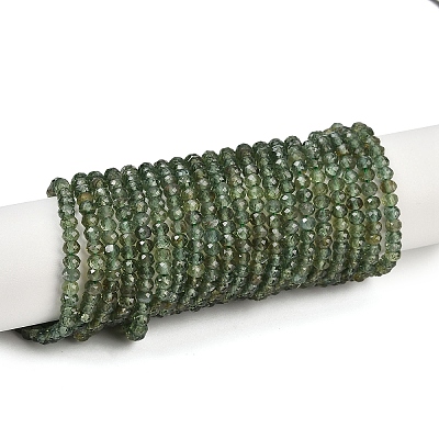 Natural Green Apatite Beads Strands G-E194-04-01-1