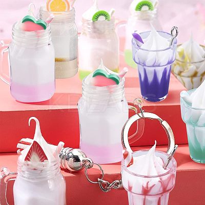 DIY Cute Tassel Keychain Making Kits DIY-OC0003-97-1