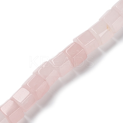 Natural Rose Quartz Beads Strands G-C026-B01-1