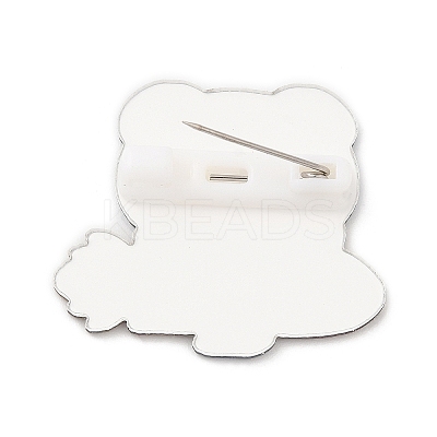 Cartoon Style Acrylic Brooches JEWB-P018-02A-1