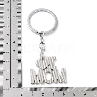 Mother's Day Alloy Enamel Keychains X-KEYC-P020-A01-1