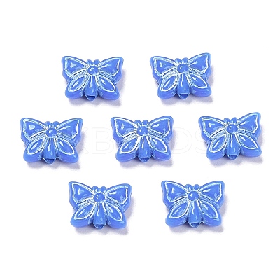 Opaque Acrylic Beads OACR-G016-08I-1