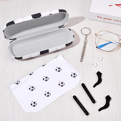 Creative Imitation Leather Eye Glasses Case AJEW-FH0003-58A-1