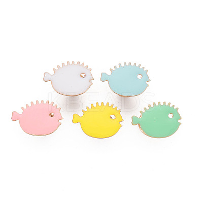 Cute Fish Enamel Pin JEWB-S012-002G-NF-1