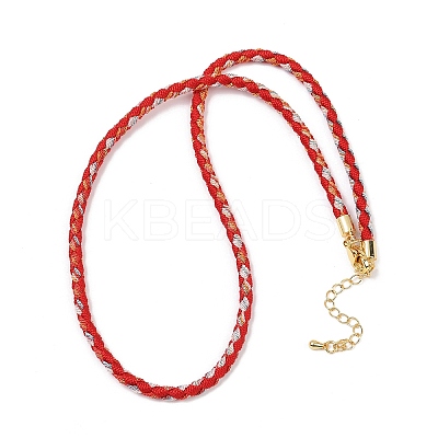 3.5MM Round Nylon Cotton Cord Necklace Making NJEW-C106-03G-10-1