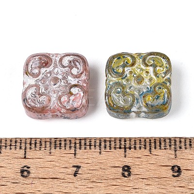 Picasso Baking Paint Glass Beads DGLA-T004-59M-1