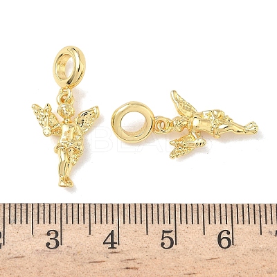 Brass Angel European Dangle Charms KK-L256-35G-1