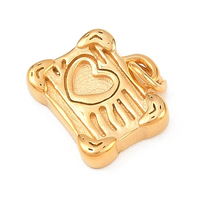 304 Stainless Steel Charms STAS-I360-03G-1