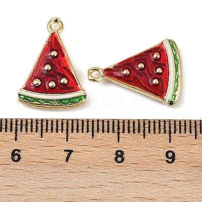 Brass Enamel Pendants KK-I358-070G-01-1