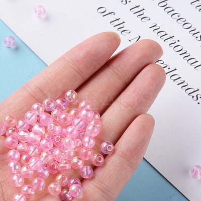 Transparent Acrylic Beads MACR-S370-B6mm-708-1