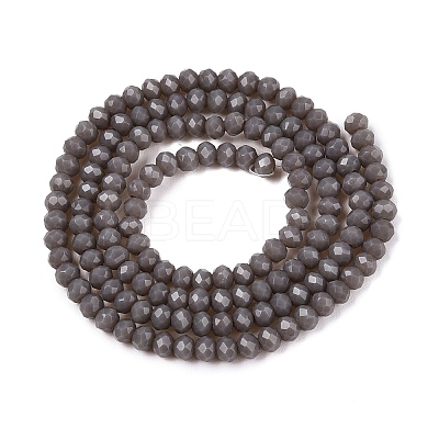 Opaque Solid Color Imitation Jade Glass Beads Strands EGLA-A044-P2mm-D10-1