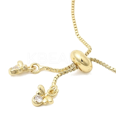 1MM Brass Box Chain Slider Bracelet Making MAK-K024-11G-1
