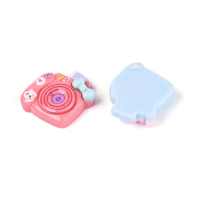 Instant Camera Opaque Resin Cabochons CRES-T025-42M-1