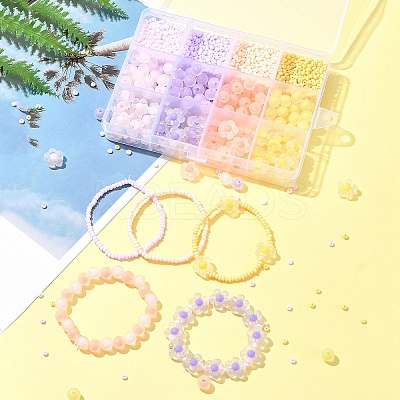 4 Colors 3 Styles DIY Jewelry Beads Kits DIY-FS0006-58-1