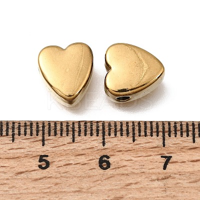 Valentine's Day 304 Stainless Steel Spacer Beads STAS-L315-075G-02-1