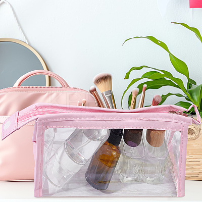 4Pcs 4 Colors Plastic Makeup Storage Bag ABAG-AN0001-02-1