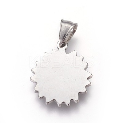 Tarnish Resistant 304 Stainless Steel Pendants X-STAS-E449-02P-1