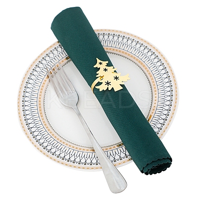 Christmas Iron & Alloy Napkin Rings XMAS-K001-02A-1