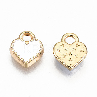 Alloy Enamel Charms ENAM-S126-015A-RS-1