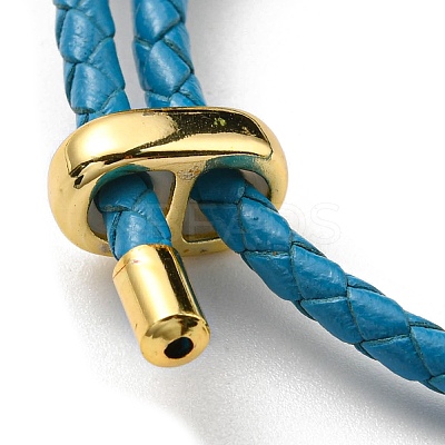 Leather Braided Cord Bracelets BJEW-G675-06G-13-1