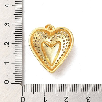 Mother's Day Brass Micro Pave Clear Cubic Zirconia Pendants FIND-Z041-20E-1