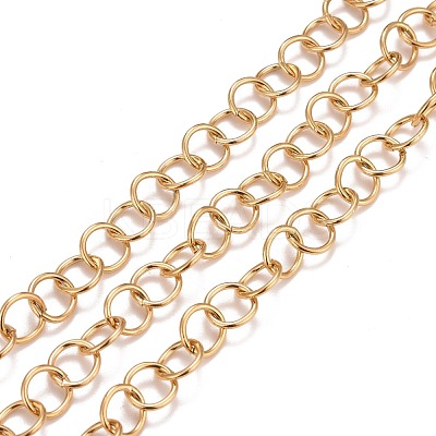 PVD Vacuum Plating 304 Stainless Steel Rolo Chains CHS-F011-08F-G-1