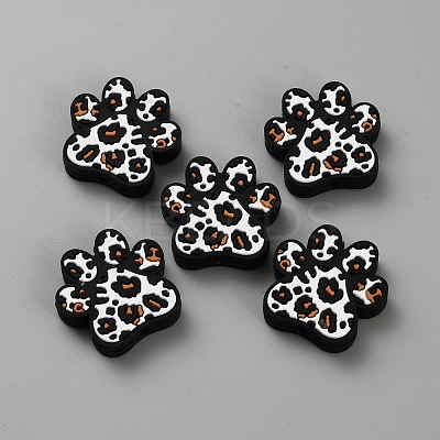 Food Grade Eco-Friendly Silicone Focal Beads LS-SIL-WH0014-51A-1
