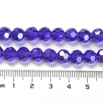 Transparent Glass Beads EGLA-A035-T8mm-B06-1