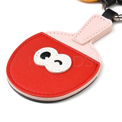 PU Leather Pendant Decorations HJEW-I014-01A-1
